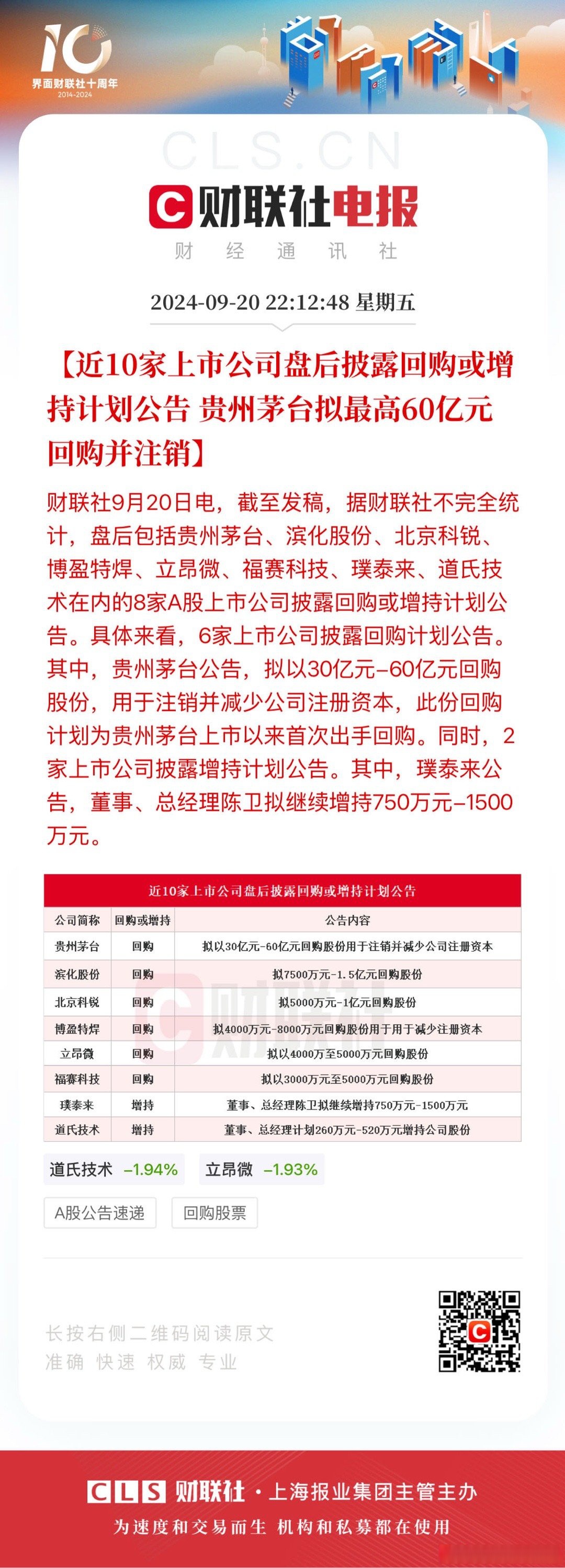 贵州茅台董事长回应拆股建议：将审慎决策
