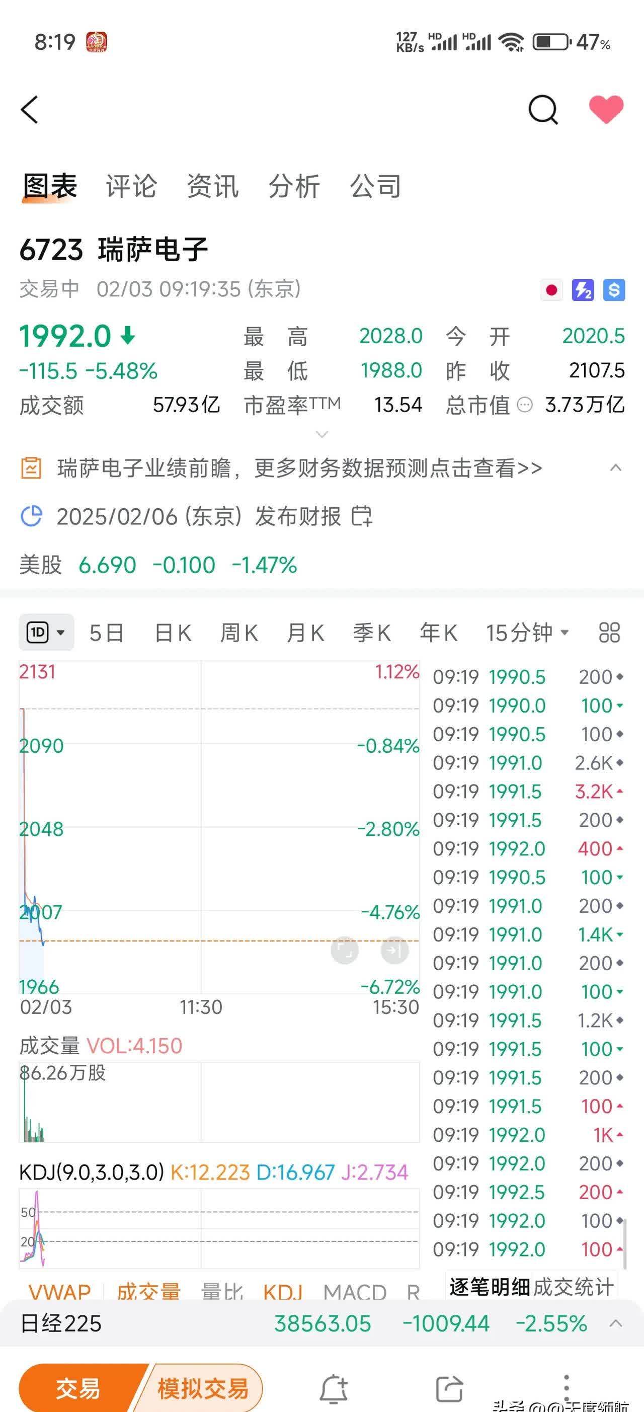 东京股市继续下跌