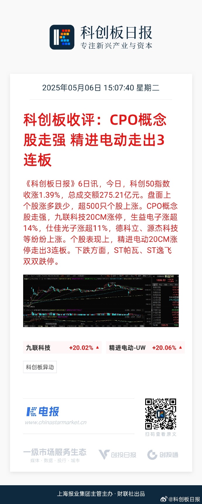 科创板新增两条民企指数
